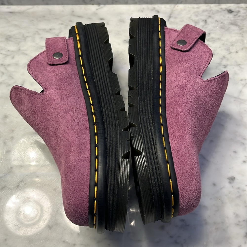 Dr Martens Zebzag Suede Slingback Platform Mule size 10 NEW - Picture 7 of 15